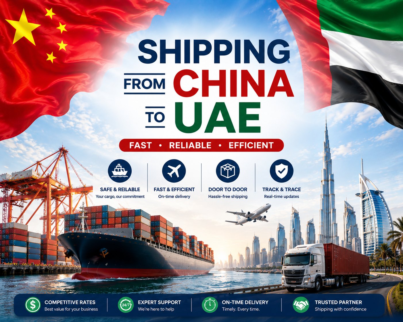 Ship from China to UAE